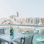 Lägenhet Luxury Sea View In Prime Location St. Julian's